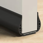 Adjustable Door Draft Stopper — Black