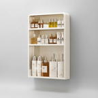 No-Drill Bathroom Wall Shelf, 2 or 3 Tiers - 3 Tiers