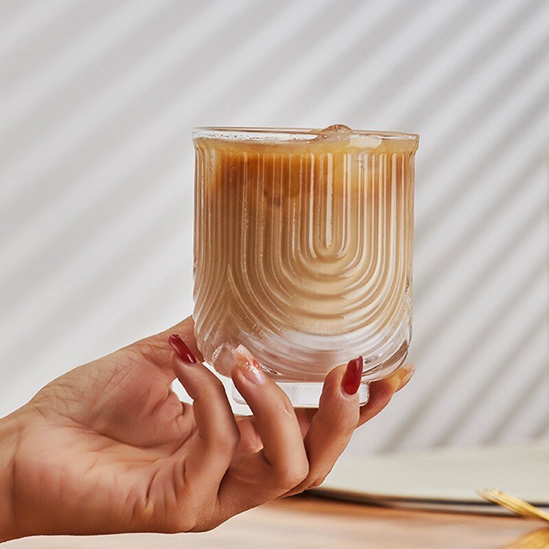 SacredHut | American Ice Latte Glass Coffee Mug