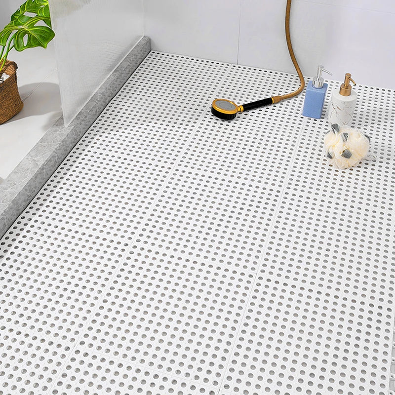 Non-Slip Rubber Shower Floor Tiles, 4 or 8 Pack - product view 3