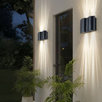 Wavy LED Wall Sconce, Aluminum Up-and-Down Light, IP54 — product view 6