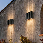 Wavy LED Wall Sconce, Aluminum Up-and-Down Light, IP54 — product view 5