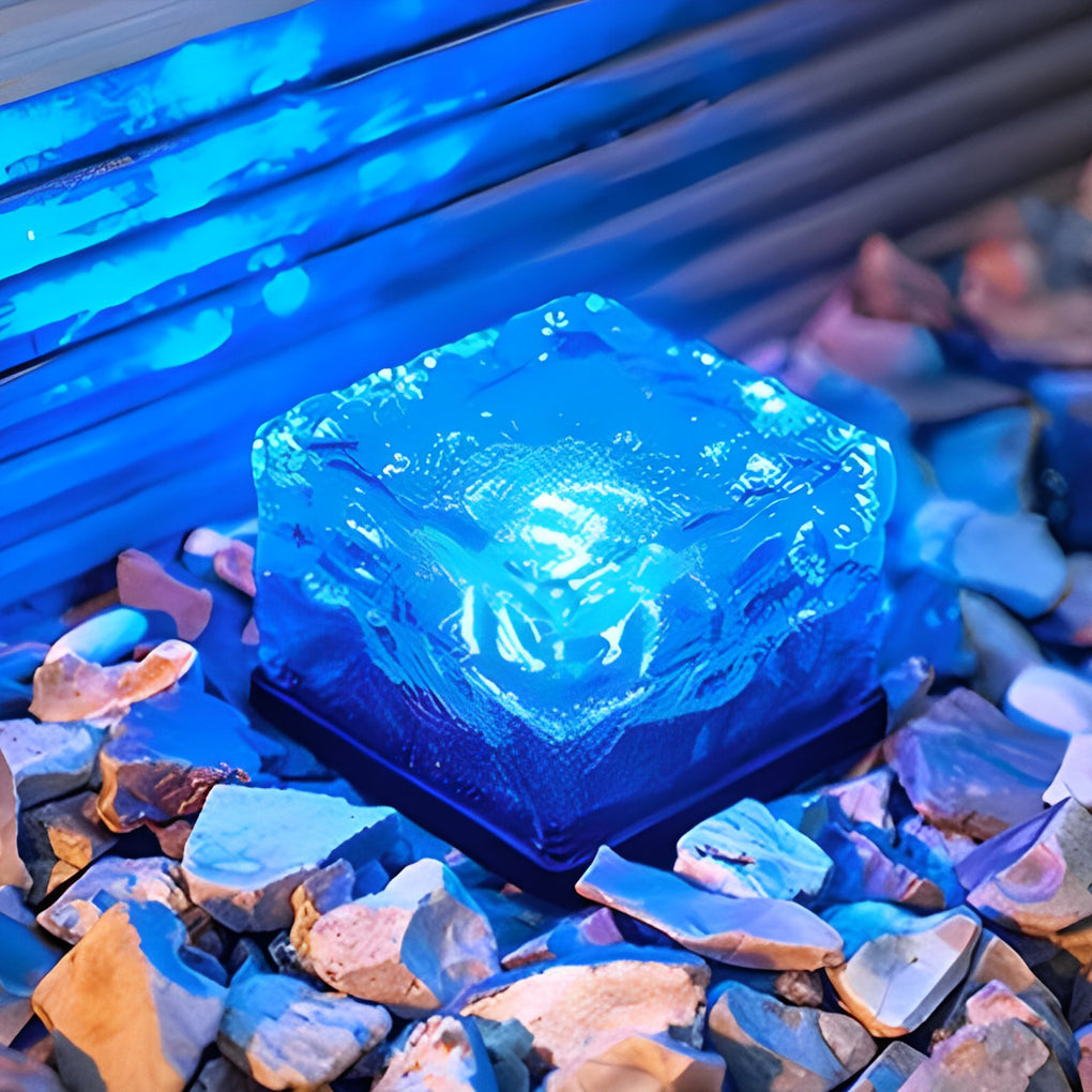 Solar Ice Cube Step Lights, IP65 LED Garden and Path Lighting — product view 8