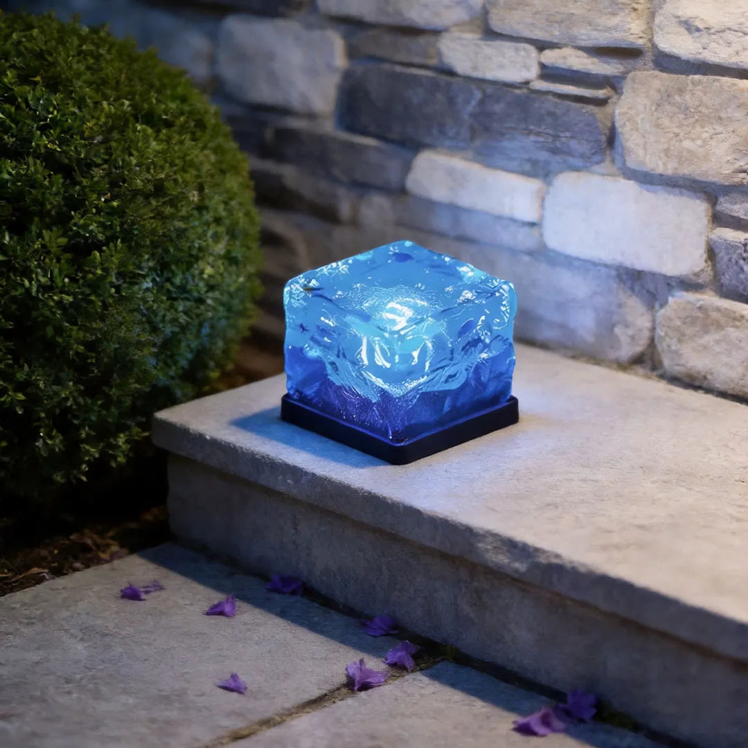 Solar Ice Cube Step Lights, IP65 LED Garden and Path Lighting — product view 4
