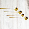 SacredHut | Trendy Espresso & Dessert Spoon Set with 4 Pieces