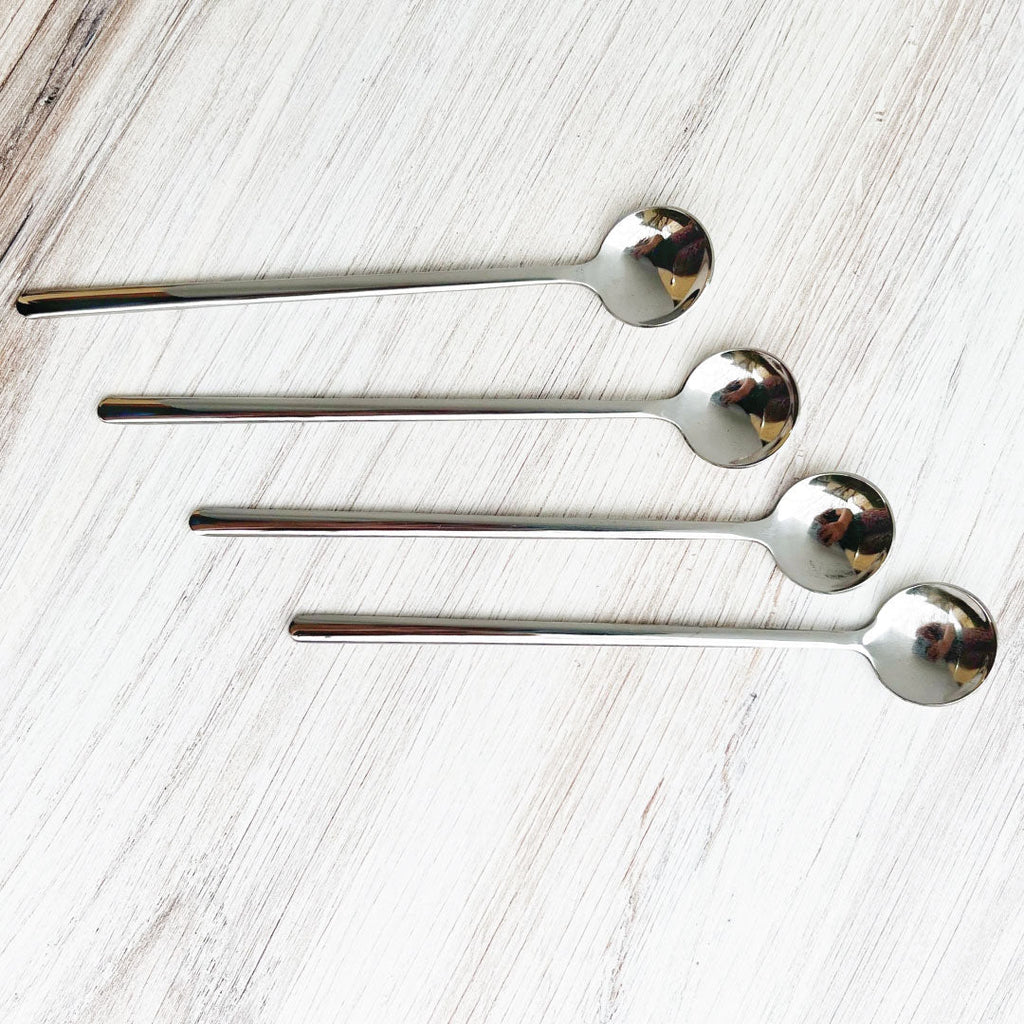 SacredHut | Trendy Espresso & Dessert Spoon Set with 4 Pieces