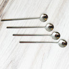 SacredHut | Trendy Espresso & Dessert Spoon Set with 4 Pieces
