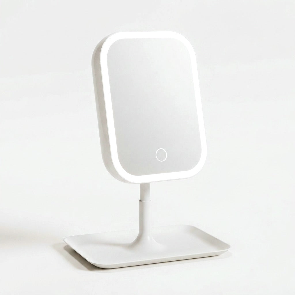 Rechargeable LED Vanity Mirror with Touch Dimmer, 3 Light Colors - product view 11