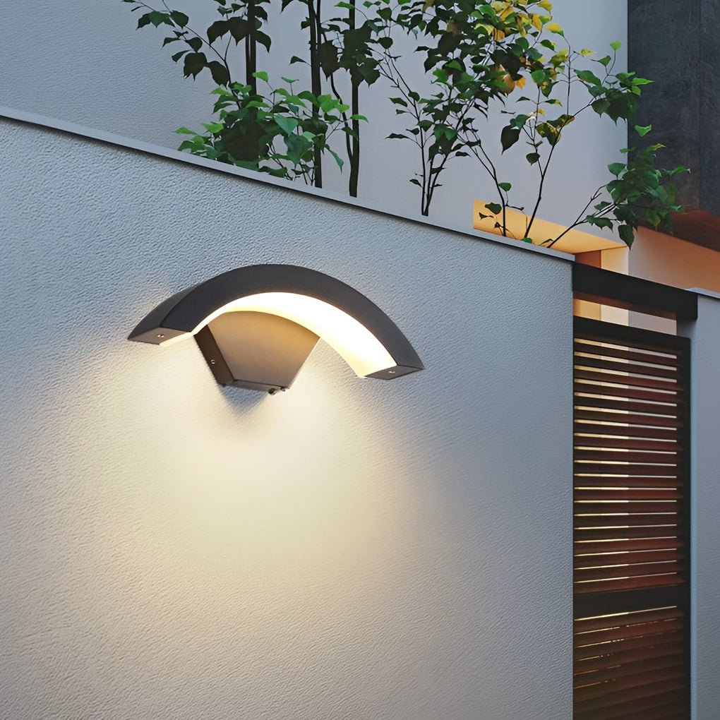 Curved LED Outdoor Wall Downlight, 18W or 24W, IP65 — product view 8