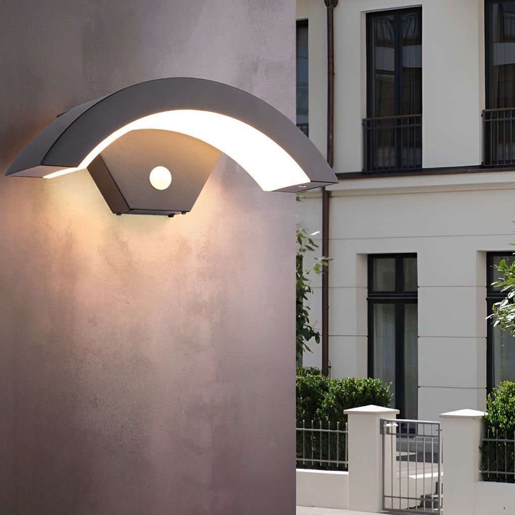 Curved LED Outdoor Wall Downlight, 18W or 24W, IP65 — product view 16