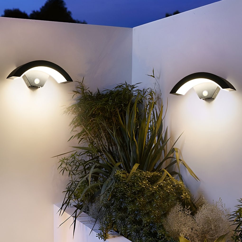 Curved LED Outdoor Wall Downlight, 18W or 24W, IP65 — product view 9