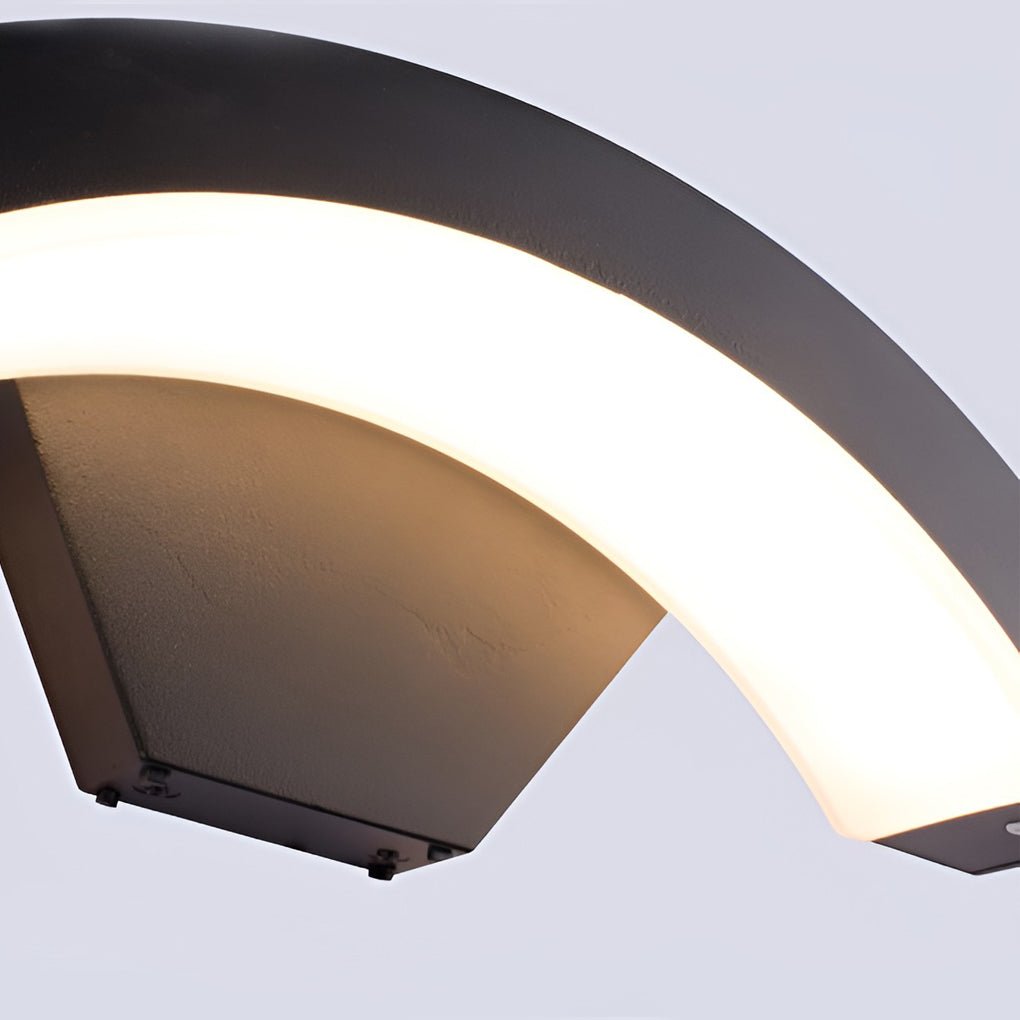 Curved LED Outdoor Wall Downlight, 18W or 24W, IP65 — product view 10