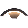 Curved LED Outdoor Wall Downlight, 18W or 24W, IP65 — 18W, No Motion Sensor