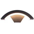 Curved LED Outdoor Wall Downlight, 18W or 24W, IP65 — 18W, No Motion Sensor