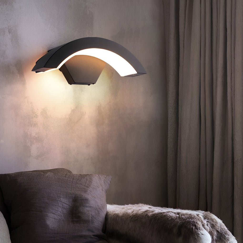 Curved LED Outdoor Wall Downlight, 18W or 24W, IP65 — product view 17