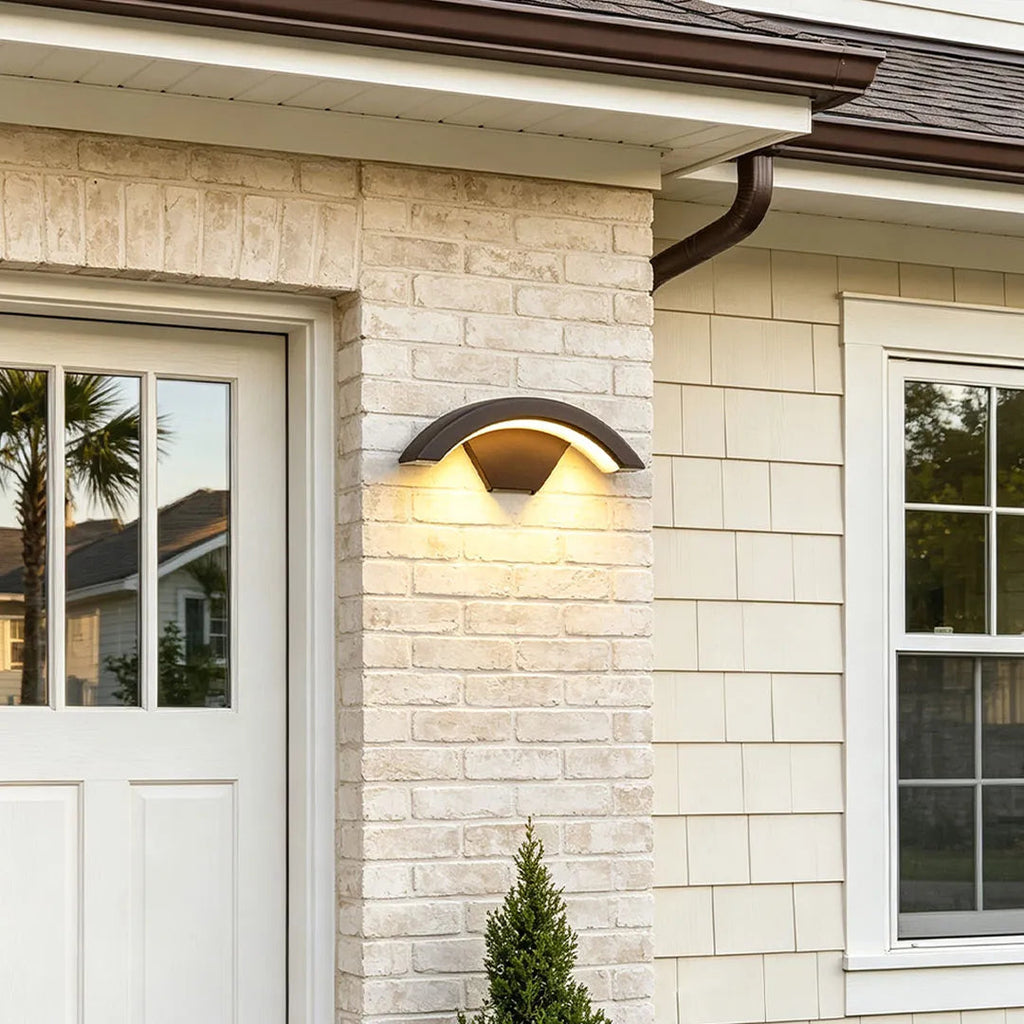 Curved LED Outdoor Wall Downlight, 18W or 24W, IP65 — product view 7