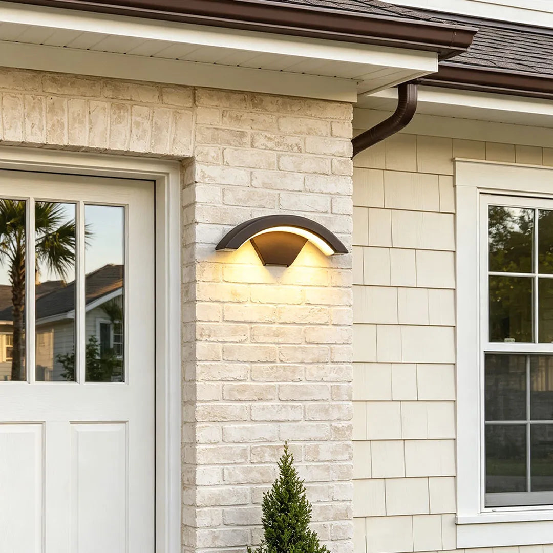 Curved LED Outdoor Wall Downlight, 18W or 24W, IP65 — product view 7