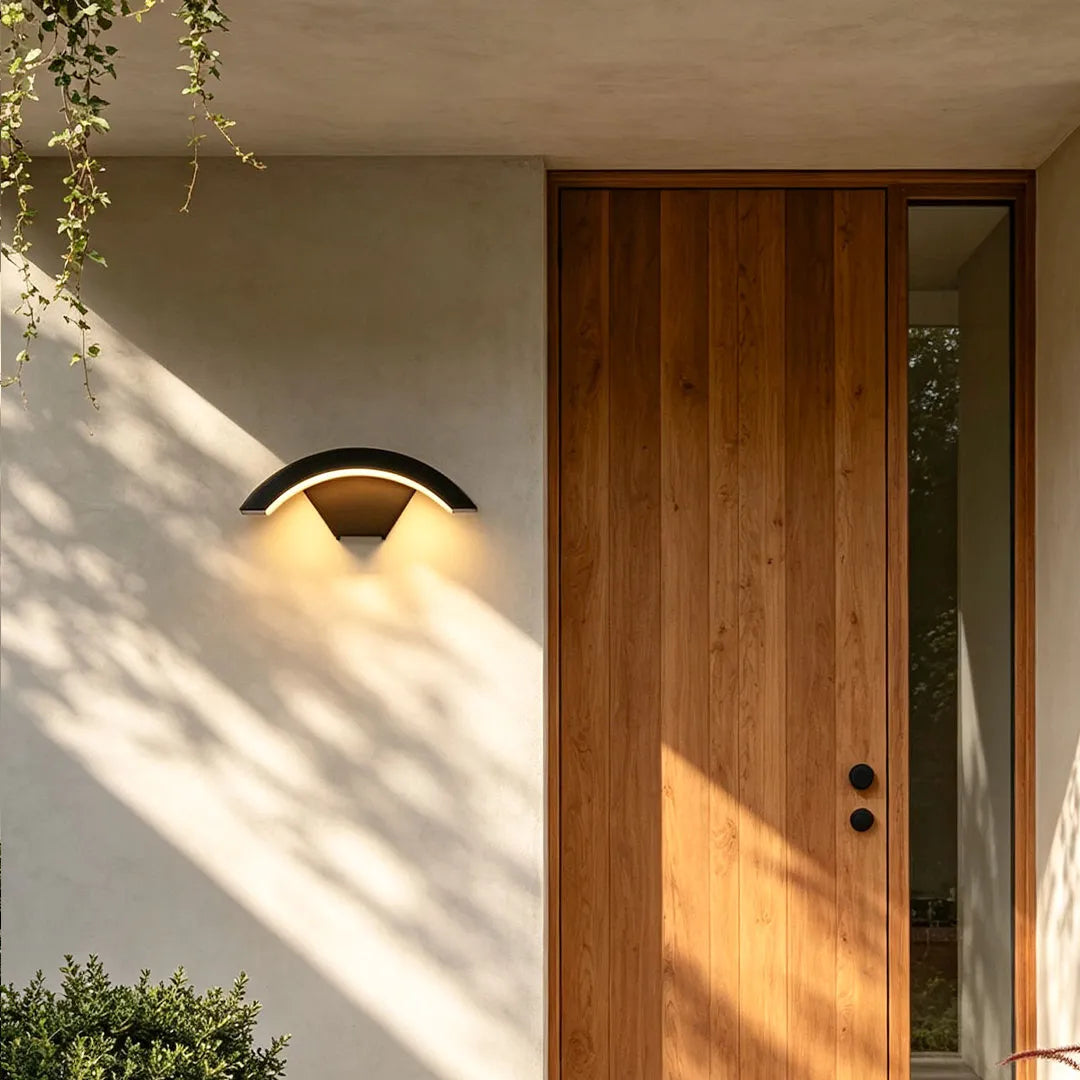 Curved LED Outdoor Wall Downlight, 18W or 24W, IP65 — product view 6