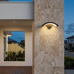 Curved LED Outdoor Wall Downlight, 18W or 24W, IP65 — product view 2