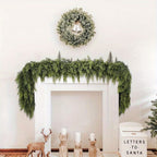 Artificial Christmas Greenery Garland, 180 cm / 6 ft, 2 Pack - product view 3