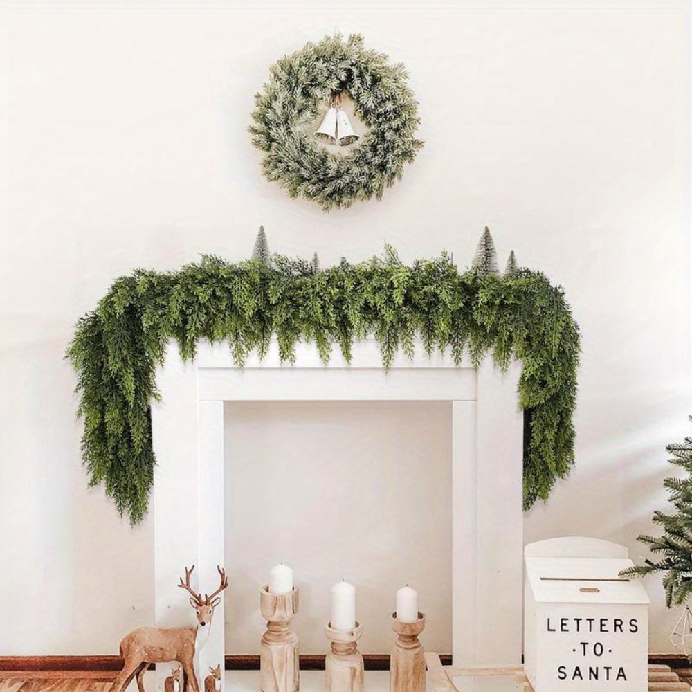 Artificial Christmas Greenery Garland, 180 cm / 6 ft, 2 Pack - product view 3