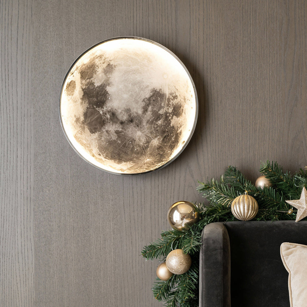 Full Moon LED Wall Lamp, 9.4 or 11.8 Inch Acrylic Wall Light — product view 4
