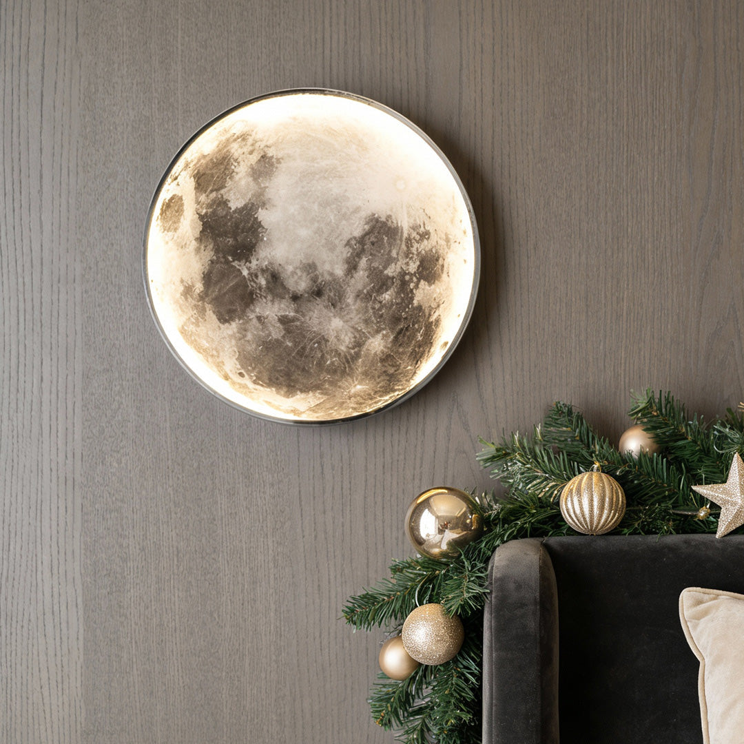Full Moon LED Wall Lamp, 9.4 or 11.8 Inch Acrylic Wall Light — product view 4