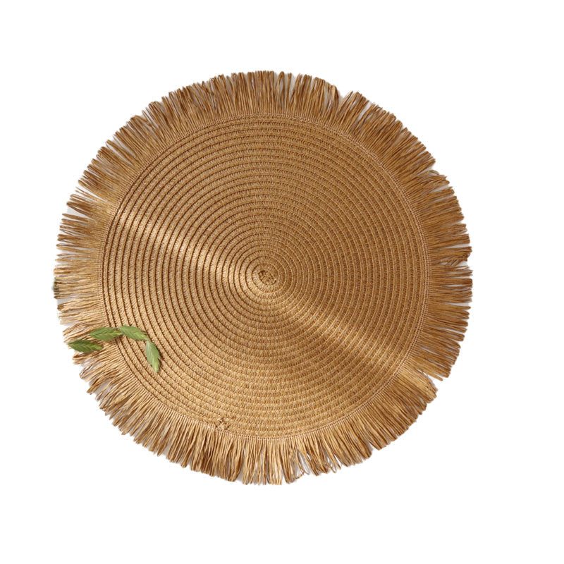 SacredHut | ThermoLuxe | Round braided placemats