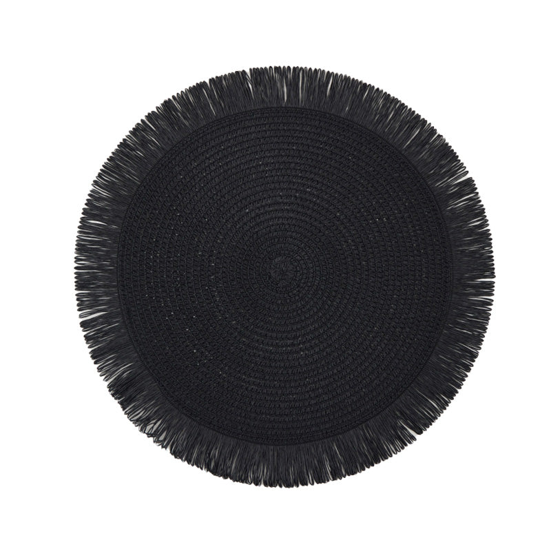 SacredHut | ThermoLuxe | Round braided placemats