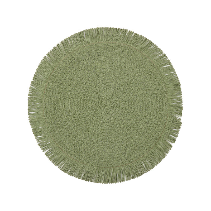 SacredHut | ThermoLuxe | Round braided placemats