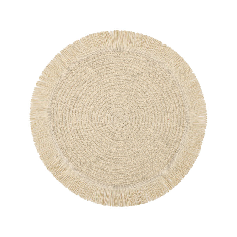 SacredHut | ThermoLuxe | Round braided placemats