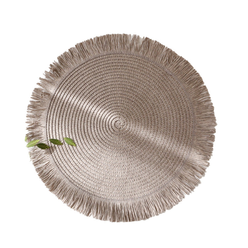SacredHut | ThermoLuxe | Round braided placemats