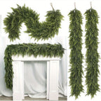 Artificial Christmas Greenery Garland, 180 cm / 6 ft, 2 Pack - product view 8