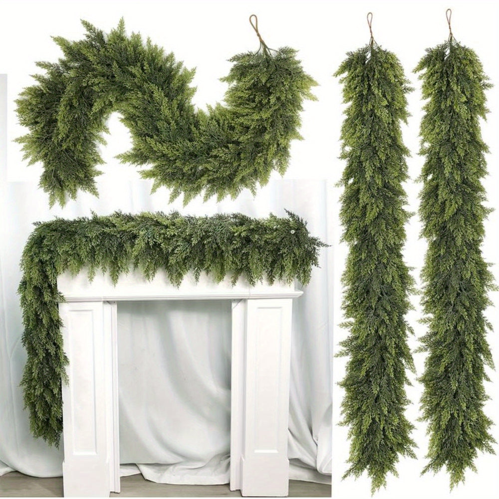 Artificial Christmas Greenery Garland, 180 cm / 6 ft, 2 Pack - product view 8