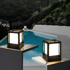 Square Garden Pedestal Light, Solar or Hardwired LED, IP54 — product view 18