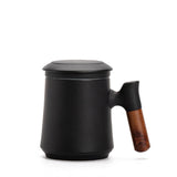 Handmade Ceramic Tea Mug in Black