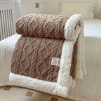 Sherpa Throw Blanket — Espresso