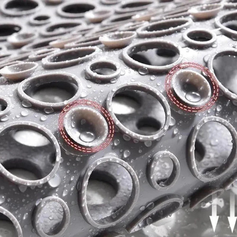 Non-Slip Shower Mat with Suction Cups & Drain Holes — product view 3