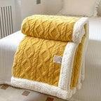 Sherpa Throw Blanket — Golden Sunrise