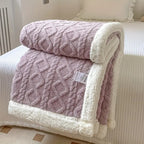 Sherpa Throw Blanket — Passion Purple