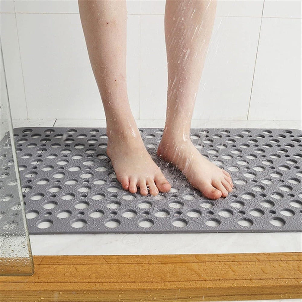 Non-Slip Shower Mat with Suction Cups & Drain Holes — product view 1