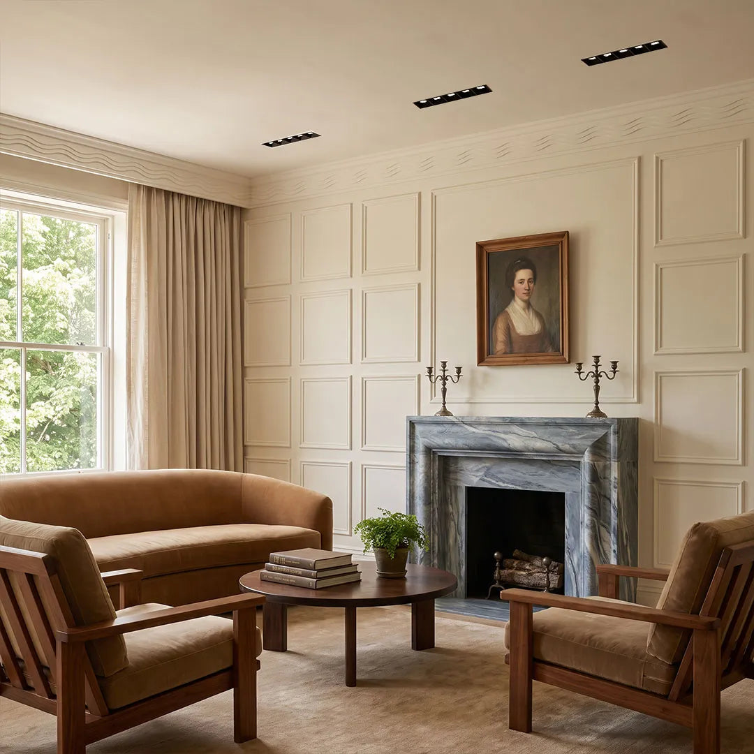 Trimless LED Linear Downlight, 5W or 10W Recessed Ceiling Light — product view 2