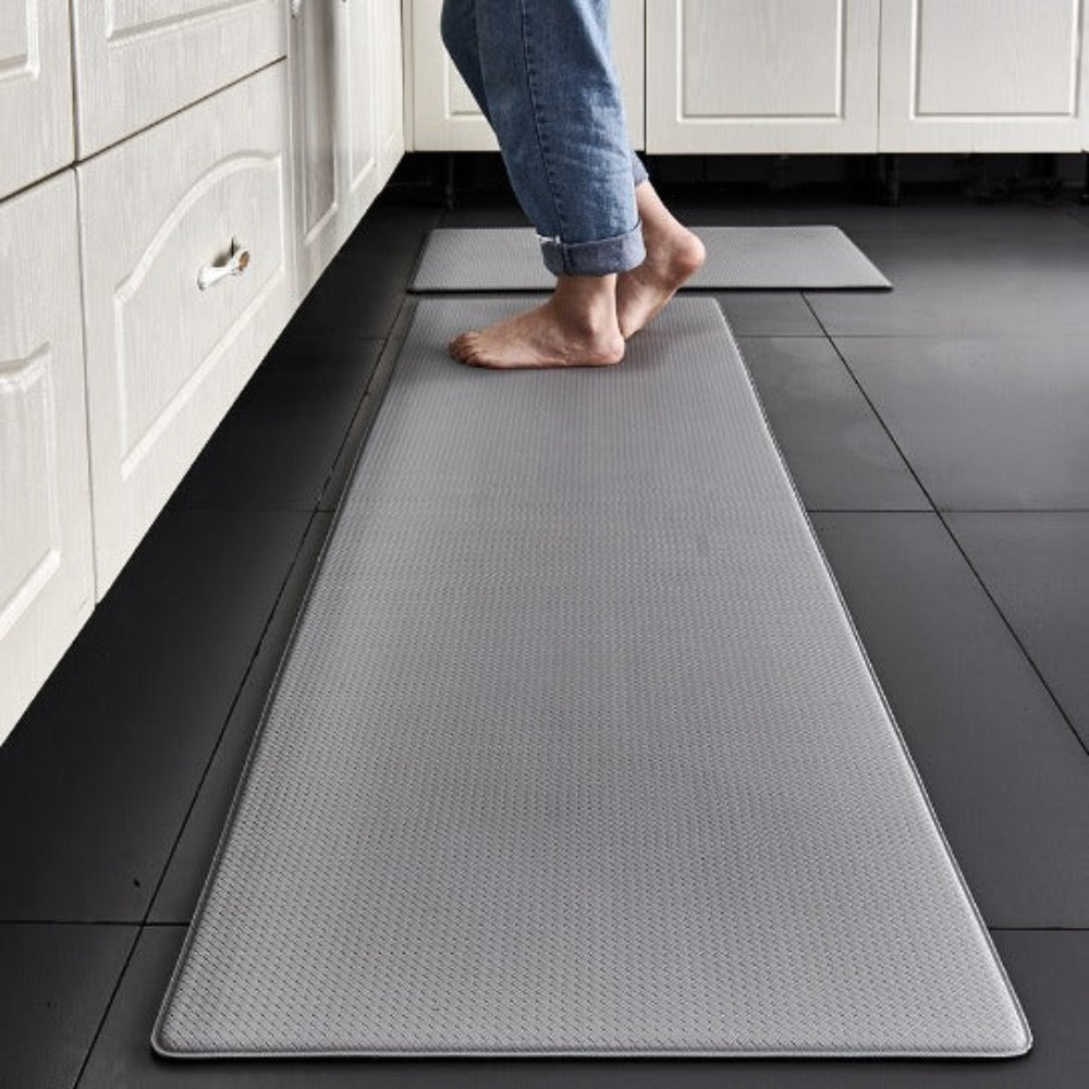 Anti-Fatigue Kitchen Mat — Light Gray