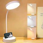 Rechargeable LED Desk Lamp, Flexible Gooseneck with Phone Holder - product view 5