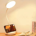 Rechargeable LED Desk Lamp, Flexible Gooseneck with Phone Holder - product view 1