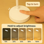 Rechargeable LED Desk Lamp, Flexible Gooseneck with Phone Holder - product view 3