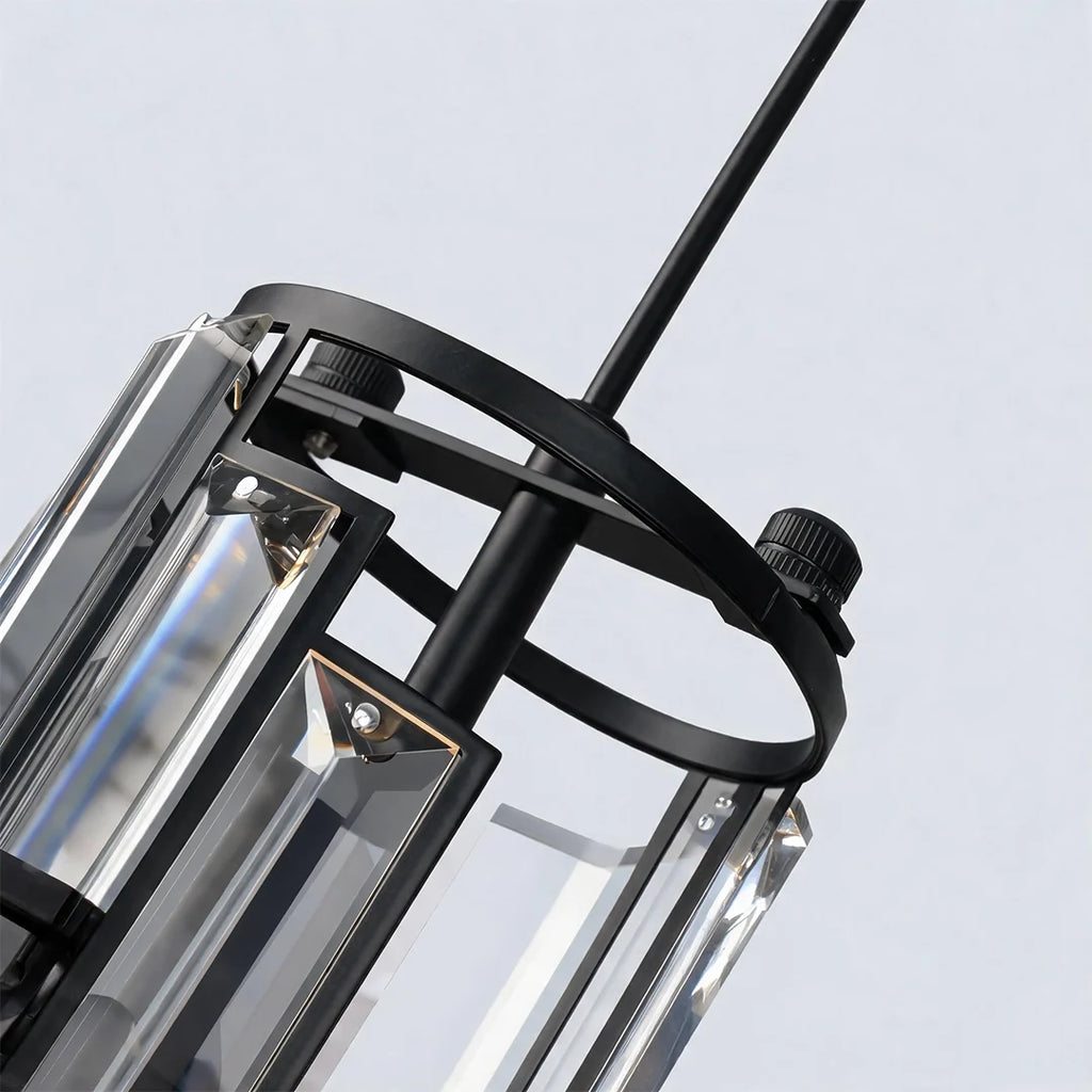 Mini Crystal Pendant Light, Single-Light E27 Glass Ceiling Lamp — product view 8