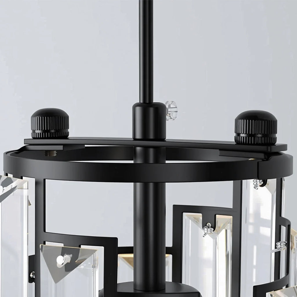Mini Crystal Pendant Light, Single-Light E27 Glass Ceiling Lamp — product view 10