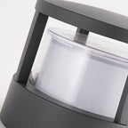 Round Outdoor LED Post Light, Double-Layer Acrylic Shade, IP65 — product view 11