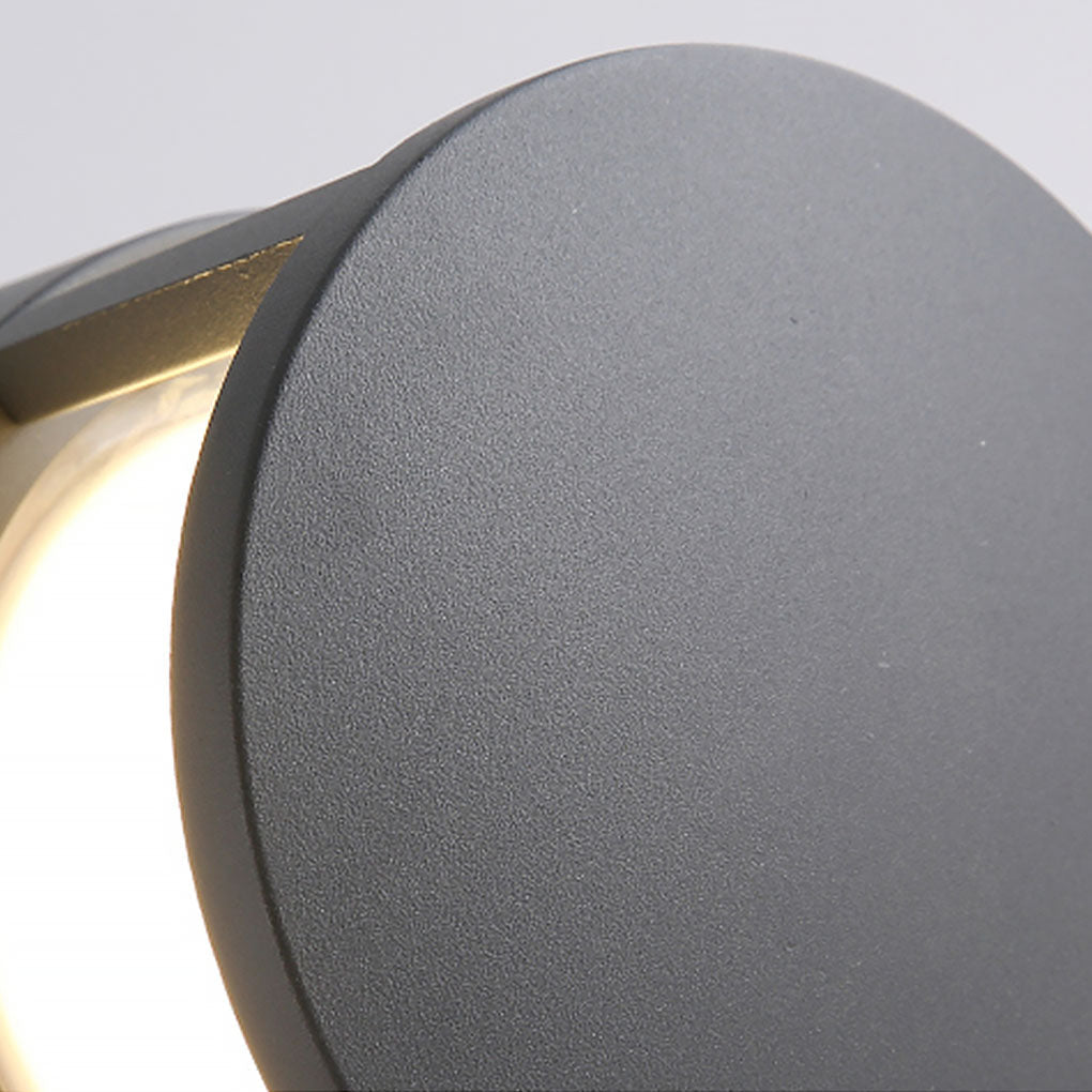 Round Outdoor LED Post Light, Double-Layer Acrylic Shade, IP65 — product view 12